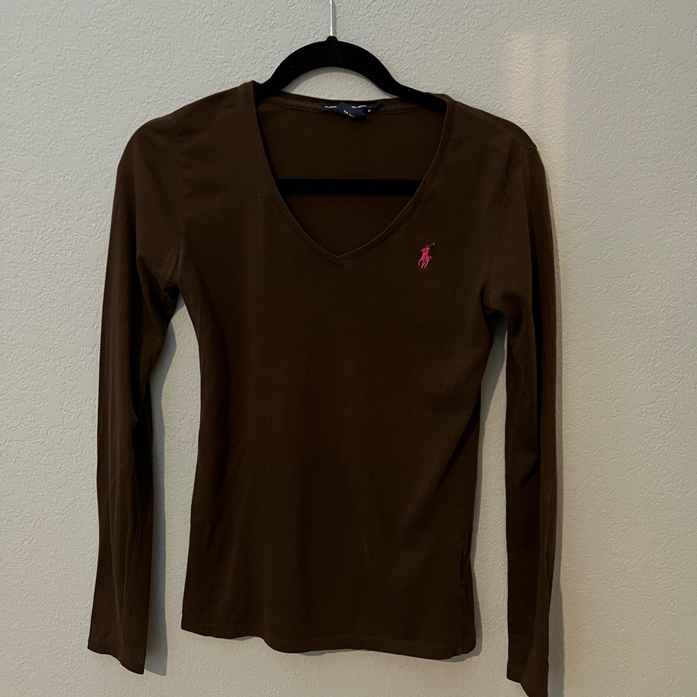 Polo Ralph Lauren Brown Long Sleeve